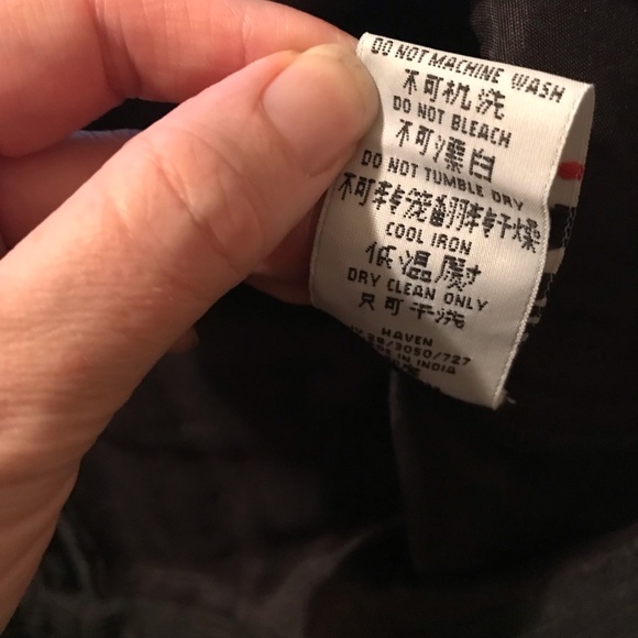 Reiss Black Ribbed Mini Skirt Size 6 - Picture 5 of 8